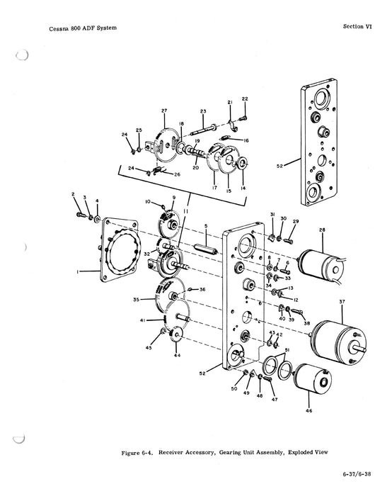 Cessna 800 ADF (Fixed Loop) Type 846A 1973 Maintenance & Parts Manual (D4506-13)