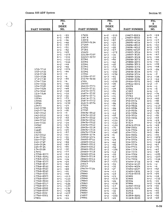 Cessna 800 ADF (Fixed Loop) Type 846A 1973 Maintenance & Parts Manual (D4506-13)