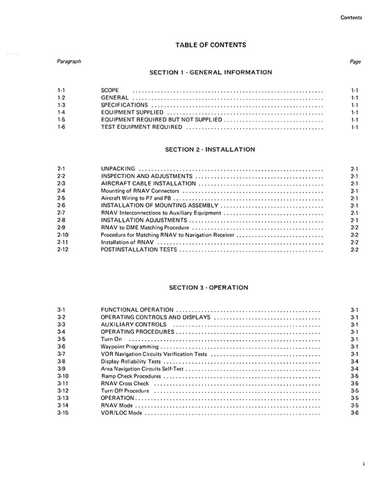 Cessna 800 SER RNAV RN-878A 1976 Maintenance & Parts Manual (D4572-13)