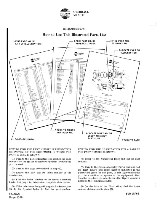 Collins 334D-2-33( ) Trim Tab Servo Overhaul Manual (523-0755471-101113) TD-456B