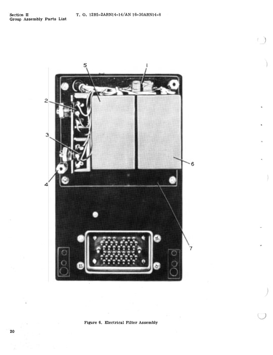 Collins AN-ARN-14B,C 1958 Illustrated Parts Breakdown (16-30ARN14-8)