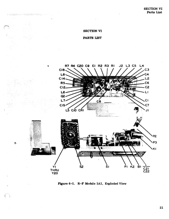 Collins R-844-ARN-58 1958 Preliminary Instruction Book (520-5862-00)