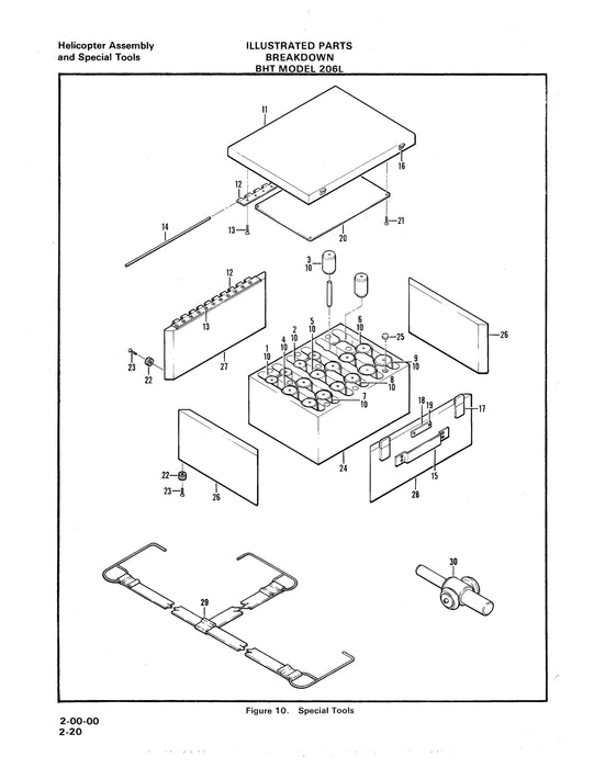 Bell Helicopter 206L 1976 Helicopter Illustrated Parts Catalog