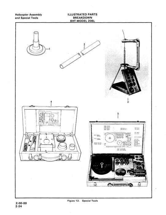 Bell Helicopter 206L 1976 Helicopter Illustrated Parts Catalog