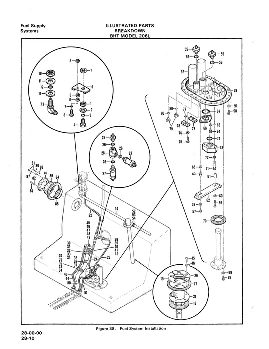 Bell Helicopter 206L 1976 Helicopter Illustrated Parts Catalog