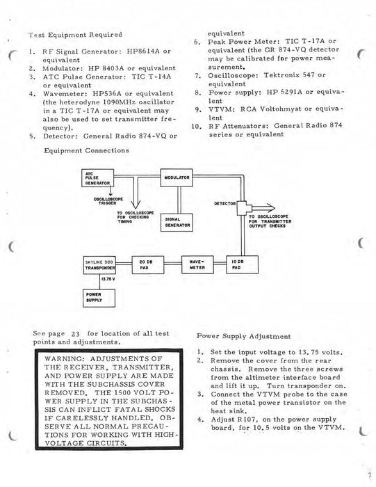 IFD Skyline 300 Transponder Maintenance Manual (IF300-M-C)