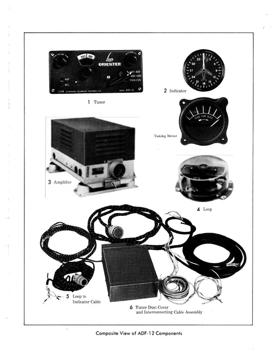 Lear ADF-12D1 & ADF-12D2 Instruction Manual (LEADF12D1,2-INS)