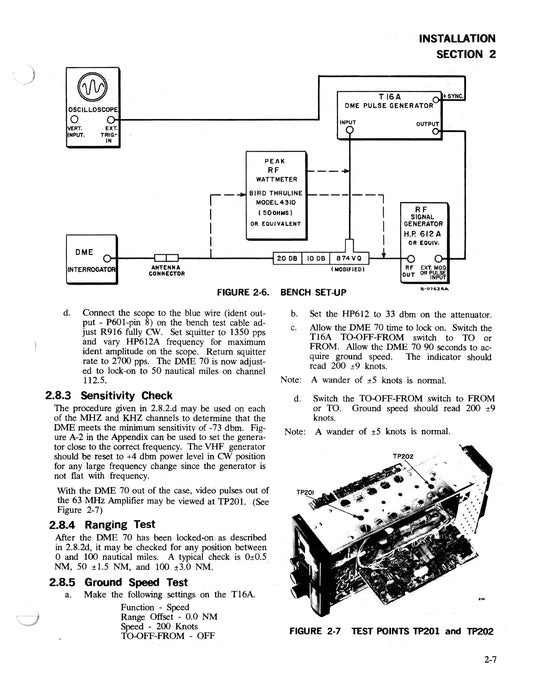 Narco DME 70 14-2V  Maintenance Manual (3311-600)