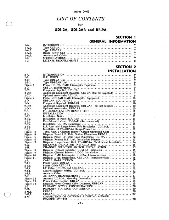 Narco UDI-2A & UDI-2AR Interrogators Maintenance Manual (MM-3301-600)