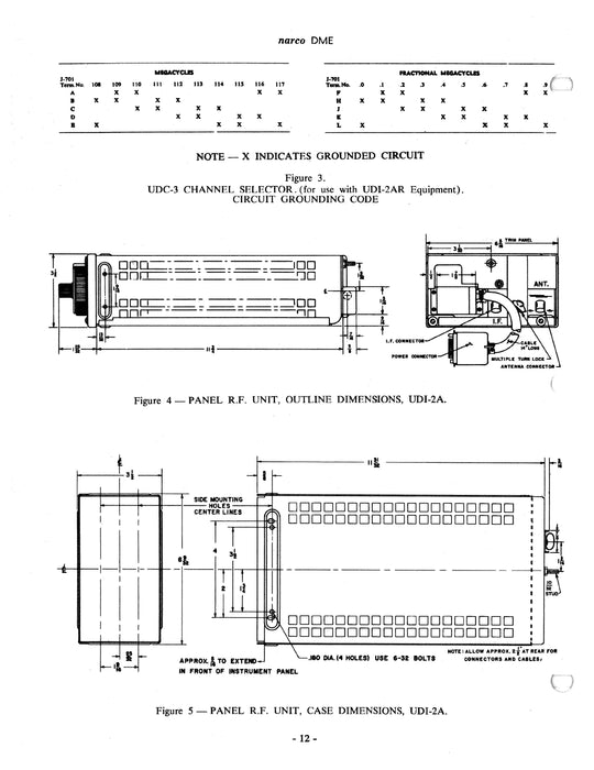 Narco UDI-2A & UDI-2AR Interrogators Maintenance Manual (MM-3301-600)