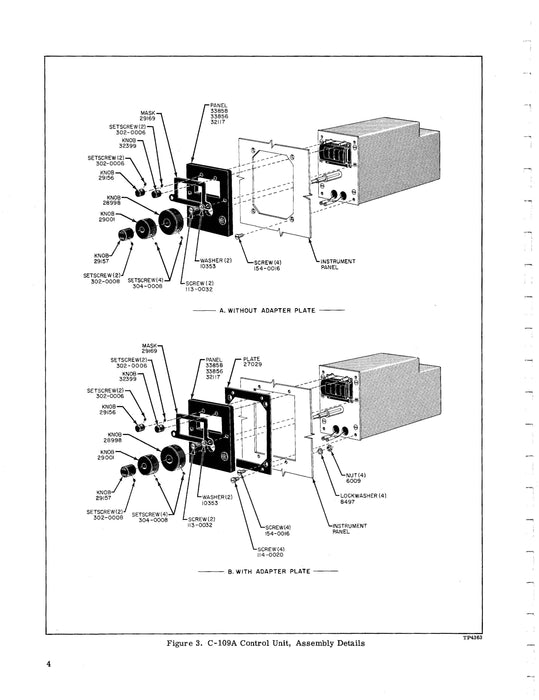 Aircraft Radio Corporation ARC C-109A Control Unit Instruction Book (ARC109A-IN-C)