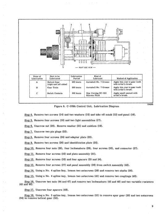 Aircraft Radio Corporation ARC C-109A Control Unit Instruction Book (ARC109A-IN-C)