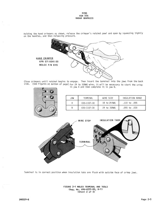 King KGR 356-KA 68 Radar Graphics Installation Manual (006-0536-00)