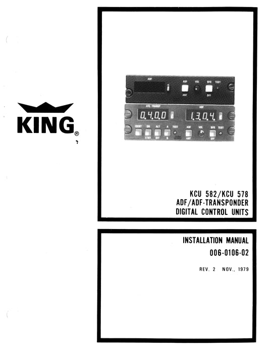 King KCU 582, KCU 578 Installation Manual (006-0106-02)