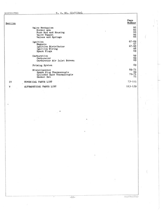 Wright Aeronautical R3350-13 and -21 Illustrated Parts Catalog (02-35JA-4)