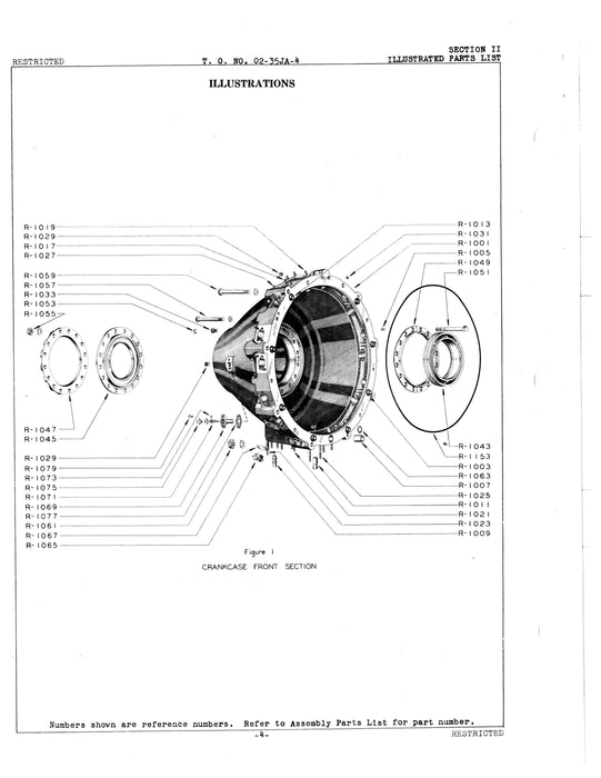 Wright Aeronautical R3350-13 and -21 Illustrated Parts Catalog (02-35JA-4)