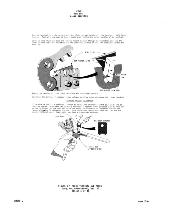 King KGR 358 Radar Graphics Installation-Maintenance Manual (006-0599-00)