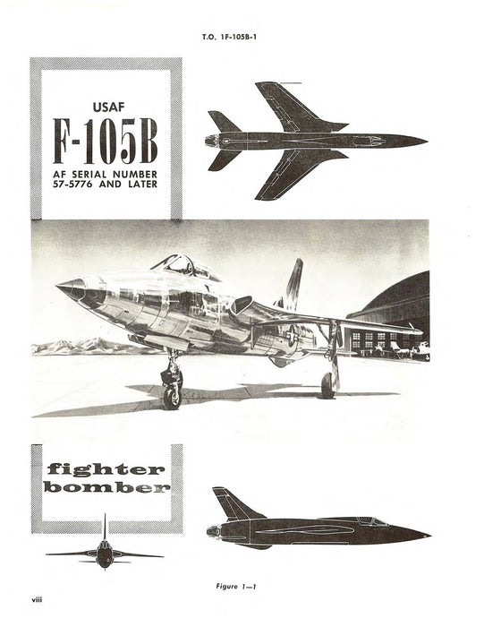 Republic Aviation F-105B USAF Flight Manual 1965 (1F-105B-1)