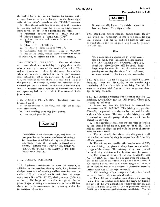 DeHavilland U-6A USAF Aircraft Maintenance Manual (1U-6A-2)