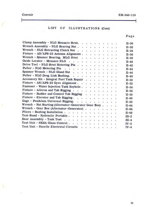 Consolidated C-131 and T-29 Series Special Tools and Ground Support Equipment (ZM-240-118)