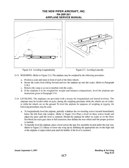 Piper PA-28R-201 Arrow Service Manual 761-895