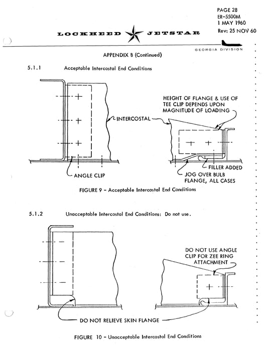 Lockheed Jetstar Interior Design Requirements Report ER-5500M