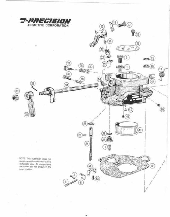 Marvel-Schebler/Precision MA3A, MA3PA,MA3SPA,MA4SPA 1993 Service Manual & Troubleshooting (FSM-OH1)