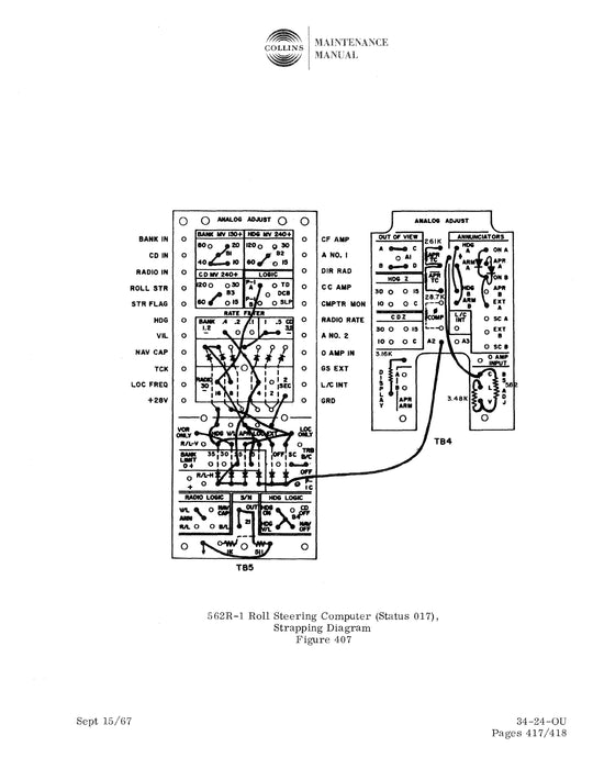 Collins FD-109B Integrated Flight System Maintenance Manual With Installation Data 523-0759658-001114