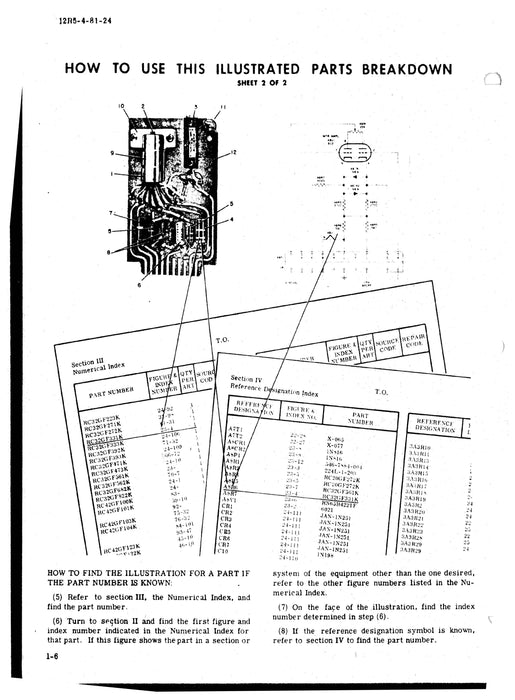 Collins 562R-1E Roll Computer Illustrated Parts Manual TO 12R5-4-81-24