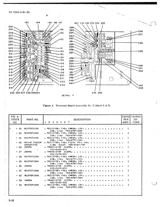 Collins 562R-1E Roll Computer Illustrated Parts Manual TO 12R5-4-81-24