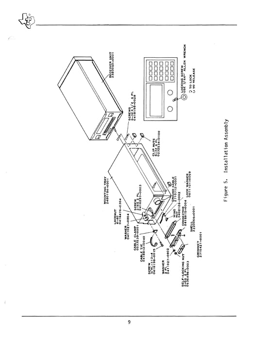 Texas Instruments TI 9100 Loran C Navigation System Installation Data for Cessna 310 Series