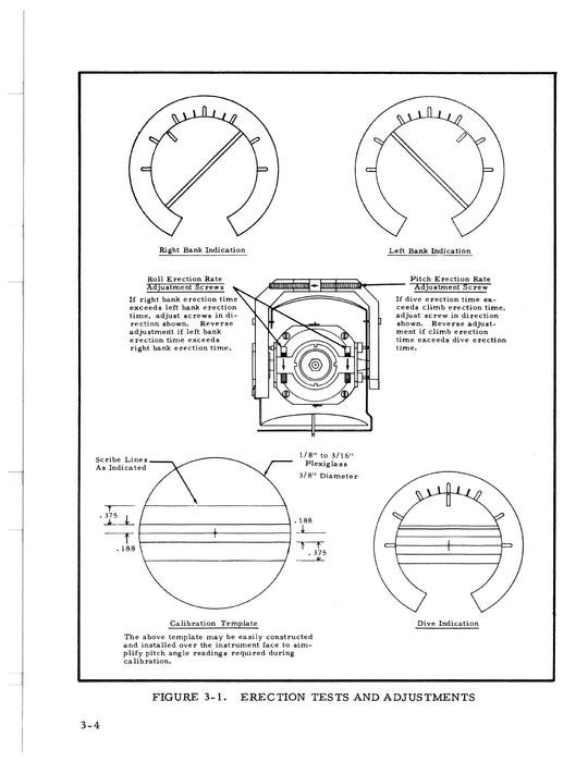 Beechcraft H-14 Autopilot AIM 300 Horizon Reference Indicator Overhaul Instructions 92-30615