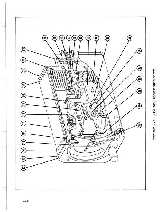 Beechcraft H-14 Autopilot AIM 300 Horizon Reference Indicator Overhaul Instructions 92-30615