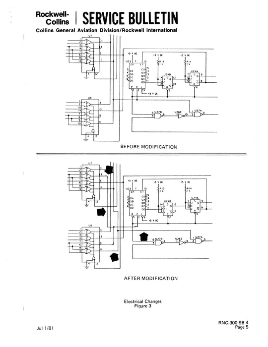 Collins RNC-300 Instruction Book (Repair Manual)1987 (523-0770232-00211A)