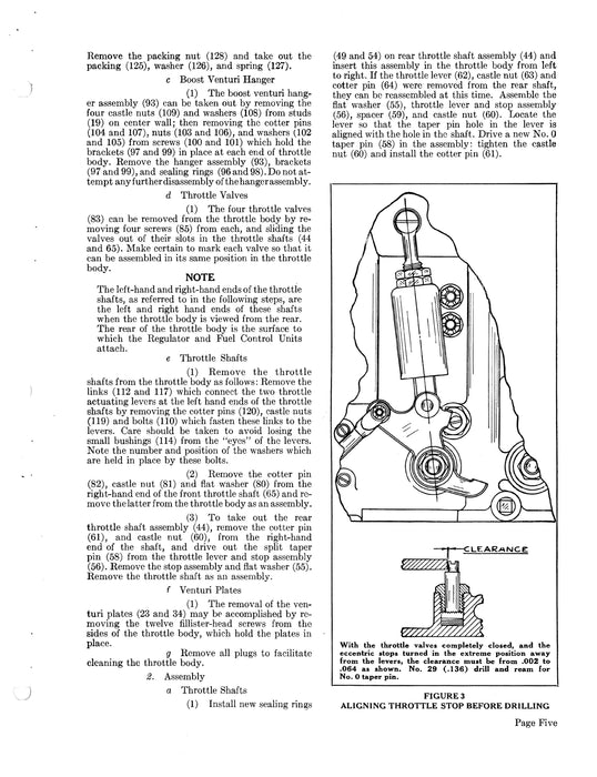 Bendix Stromberg PR-58E2 Injection Carburetors Instruction Manual Form 10-738A