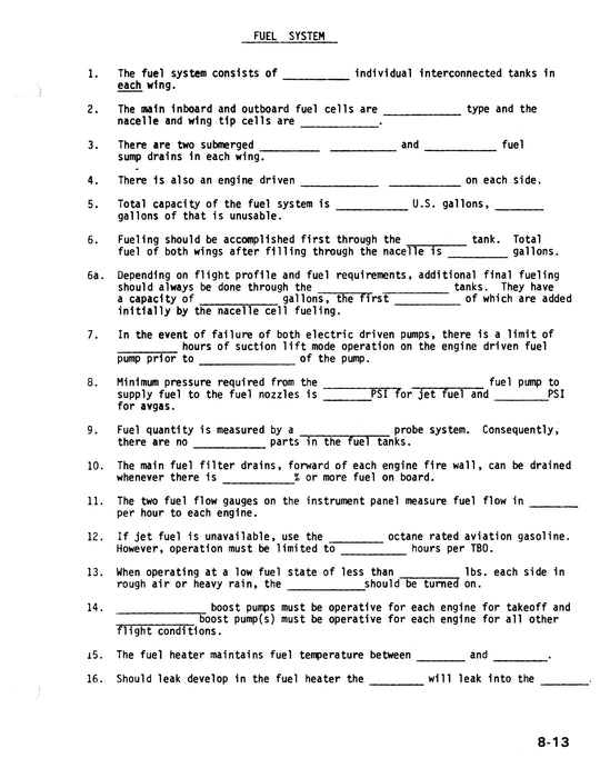 Piper Cheyenne PA-31T Maintenance Training Manual