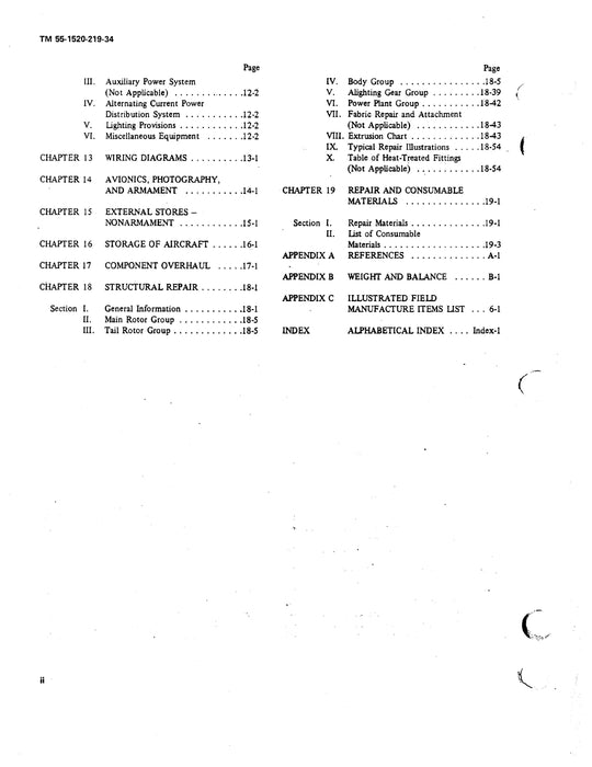 Bell Helicopter UH-1B DS and GS Maintenance Manual TM 55-1520-219-34