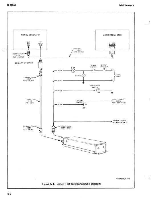 Cessna 400 Marker Beacon R-402A Maintenance and Parts Manual 7010374