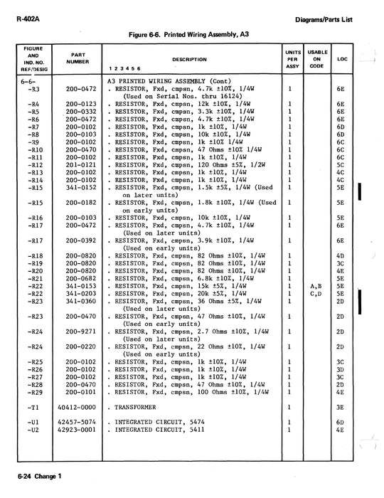 Cessna 400 Marker Beacon R-402A Maintenance and Parts Manual 7010374