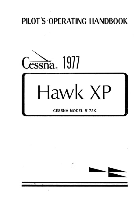 Cessna R172K Hawk XP 1977 Pilot's Operating Handbook D1083-13