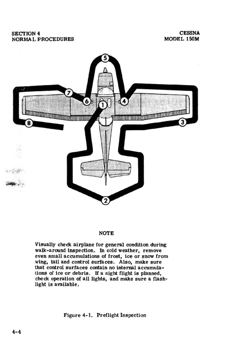 Cessna 150M 1976 Pilot's Operating Handbook D1055-13