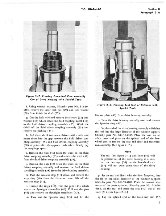 Sikorsky Helicopters Hydro-Mechanical Clutch Assembly Overhaul Manual (1HA2-4-5-3)