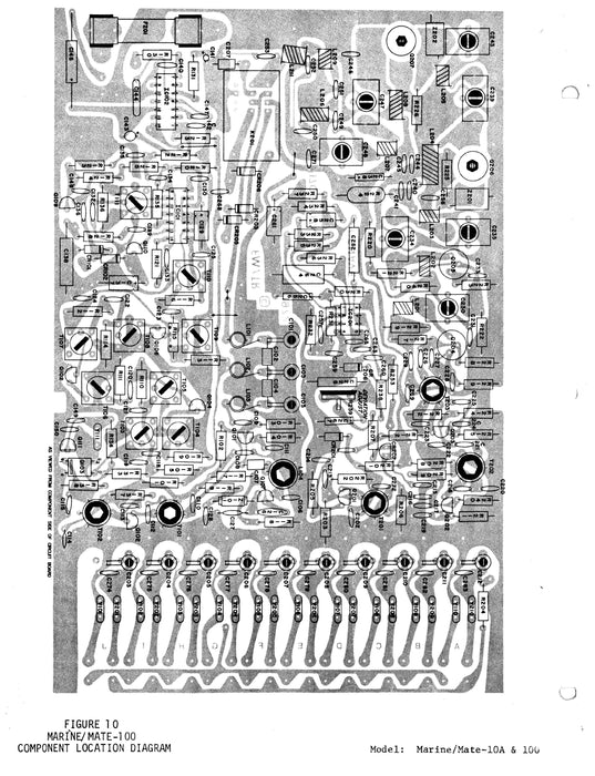 Geneve Marine/Mate-10A & 100 VHF FM Communications Transceiver Maintenance Manual