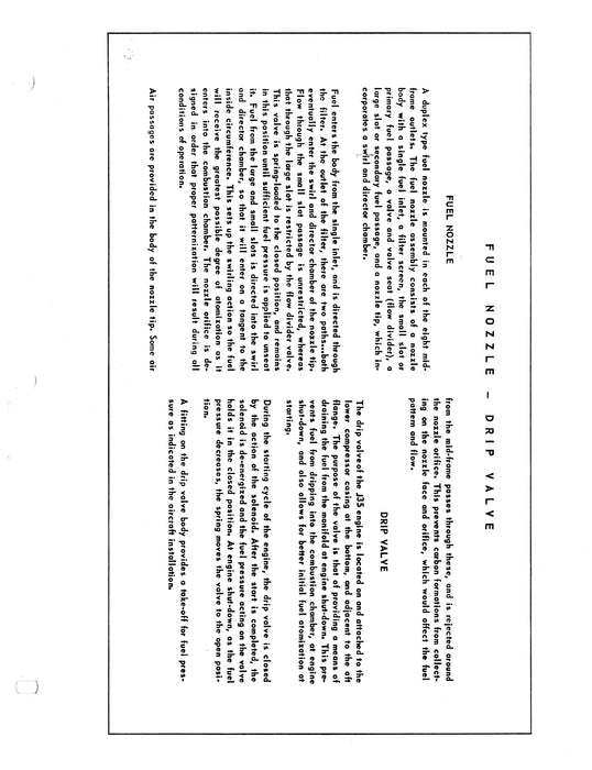 Allison Instructional Charts J35-A-35 Turbo Jet Engines 1953