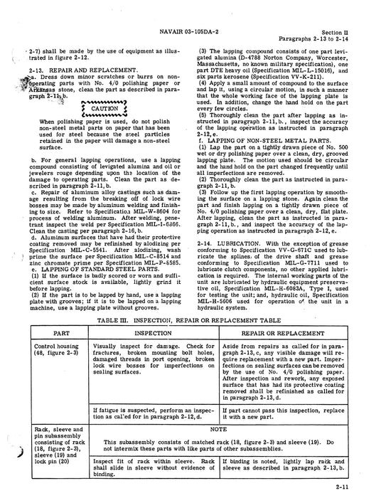 Vickers Hydraulic Engine Starter Assembly EA-1430-084-2A, B, C Overhaul Instructions 03-105DA-2