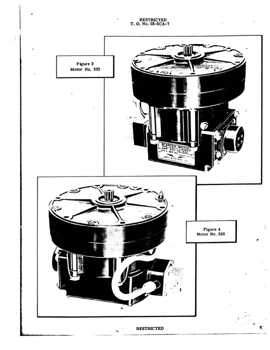 Jack & Heintz JH-5 and JH-10 Starters, Electric Instructions with Parts Catalog 03-5CA-7