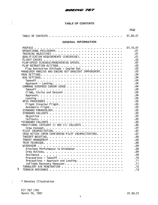 Boeing 767 Flight Crew Training Manual  FCT 767 (TM)