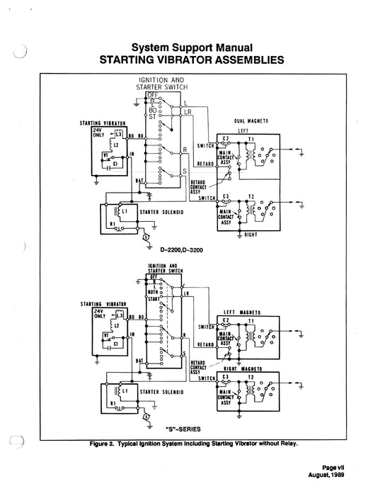 Continental Starting Vibrator Assemblies Service and Parts X43003