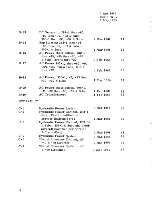 North American Sabreliner 282 and 306 Models Training Manual