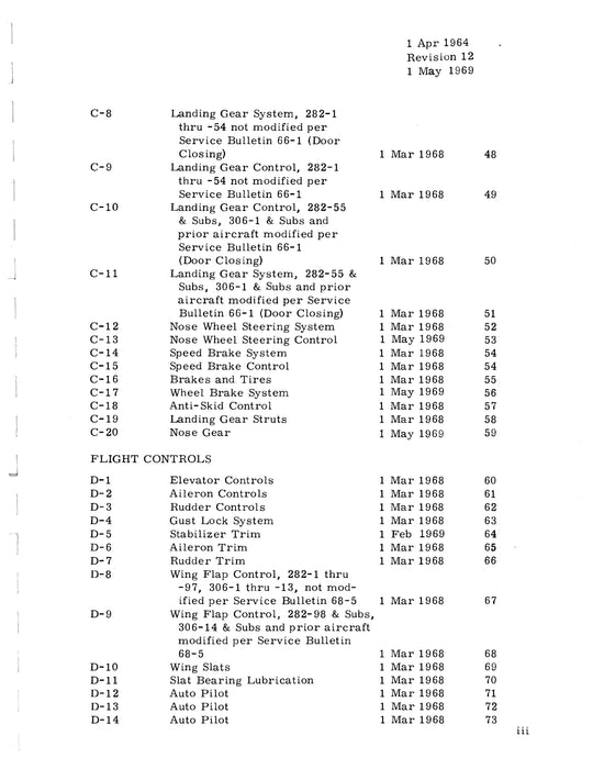 North American Sabreliner 282 and 306 Models Training Manual